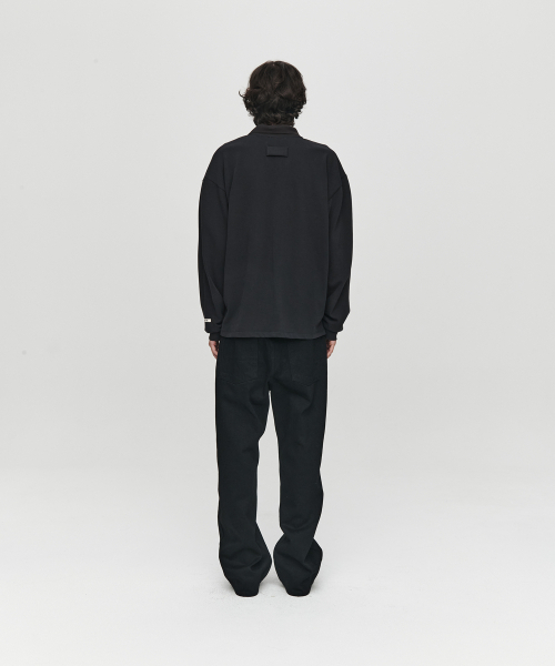 HEUTE（ホイテ）の「HET BEN WIDE DENIM (BLACK)（デニムパンツ・メンズ・ブラック・M/L）」の3枚目の写真