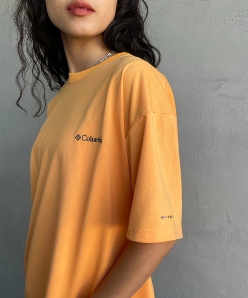 Columbia（コロンビア）の「【WEB限定】[Columbia/コロンビア] SUNRISE STRAIL OFZ バックプリント ショートスリーブTシャツ【追加】（Tシャツ/カットソー・レディース・ブラック/オレンジ/ホワイト・S/L/M）」の14枚目の写真