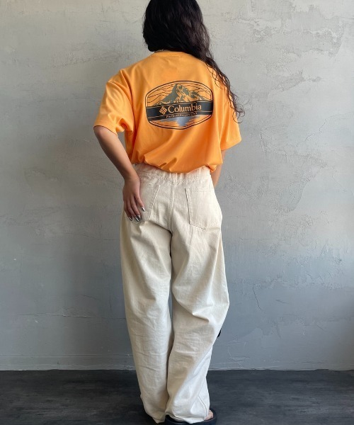 Columbia（コロンビア）の「【WEB限定】[Columbia/コロンビア] SUNRISE STRAIL OFZ バックプリント ショートスリーブTシャツ【追加】（Tシャツ/カットソー・レディース・ブラック/オレンジ/ホワイト・S/L/M）」の10枚目の写真