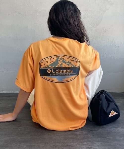Columbia（コロンビア）の「【WEB限定】[Columbia/コロンビア] SUNRISE STRAIL OFZ バックプリント ショートスリーブTシャツ【追加】（Tシャツ/カットソー・レディース・ブラック/オレンジ/ホワイト・S/L/M）」の12枚目の写真