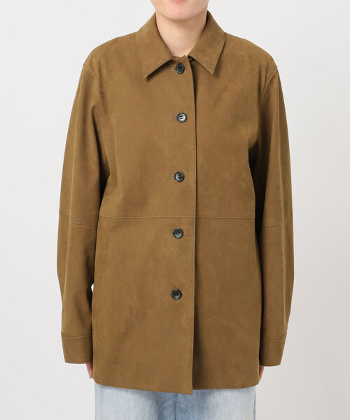plage（プラージュ）の「Suede like シャツブルゾン（その他アウター・レディース・キャメル・36/38）」の13枚目の写真