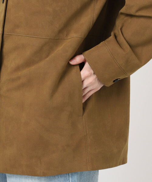 plage（プラージュ）の「Suede like シャツブルゾン（その他アウター・レディース・キャメル・36/38）」の19枚目の写真