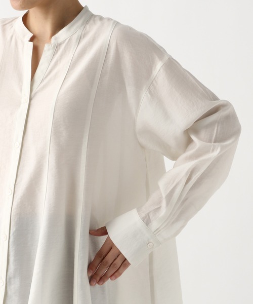 Elura(エルーラ)の「セミシアタックブラウス/654105(シャツ/ブラウス・レディース・ライトブルー/ネイビー/ホワイト・FREE)」の22枚目の写真