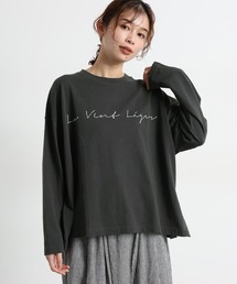 studio CLIP | 《natural by clip》アソートプリントロングTシャツ2(Tシャツ/カットソー)