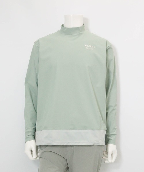 archivio(アルチビオ)の「<MENS>UV冷感裾切替プルオーバー(その他トップス・メンズ・ブラック/ホワイト/ライトグリーン・LL/L/M)」の5枚目の写真