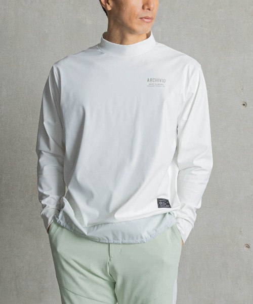 archivio(アルチビオ)の「<MENS>UV冷感裾切替プルオーバー(その他トップス・メンズ・ブラック/ホワイト/ライトグリーン・LL/L/M)」の9枚目の写真