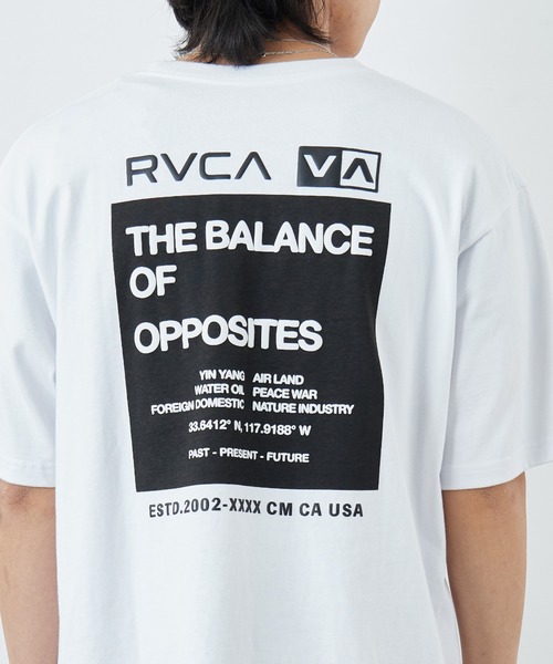 RVCA（ルーカ）の「【WEB限定】[RVCA/ルーカ] DOUBLE BOX バックプリント ショートスリーブＴシャツ（Tシャツ/カットソー・レディース・ブラック/ホワイト/ブルー・M/XL/L）」の6枚目の写真