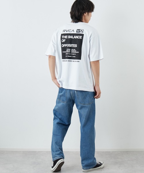 RVCA（ルーカ）の「【WEB限定】[RVCA/ルーカ] DOUBLE BOX バックプリント ショートスリーブＴシャツ（Tシャツ/カットソー・レディース・ブラック/ホワイト/ブルー・M/XL/L）」の4枚目の写真