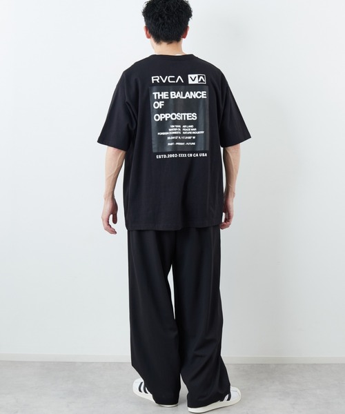 RVCA（ルーカ）の「【WEB限定】[RVCA/ルーカ] DOUBLE BOX バックプリント ショートスリーブＴシャツ（Tシャツ/カットソー・レディース・ブラック/ホワイト/ブルー・M/XL/L）」の22枚目の写真