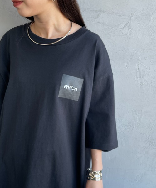 RVCA（ルーカ）の「【WEB限定】[RVCA/ルーカ] DOUBLE BOX バックプリント ショートスリーブＴシャツ（Tシャツ/カットソー・レディース・ブラック/ホワイト/ブルー・M/XL/L）」の14枚目の写真