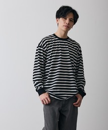 ボーダー 長袖 Tシャツ