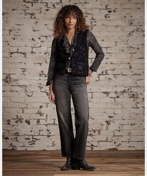 RRL(ダブル アール エル)の「チェックプリント コットン ボイル ブラウス(シャツ/ブラウス・レディース・グレー系・1/2/3/4)」の3枚目の写真