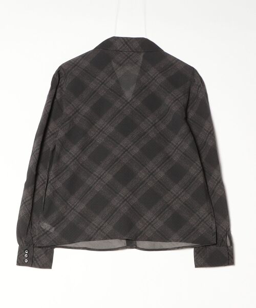 RRL(ダブル アール エル)の「チェックプリント コットン ボイル ブラウス(シャツ/ブラウス・レディース・グレー系・1/2/3/4)」の7枚目の写真