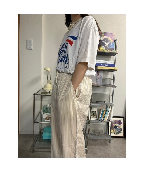 Flugge(フラッジー)の「ストライプパジャマパンツ(その他パンツ・レディース・ベージュ・FREE)」の3枚目の写真