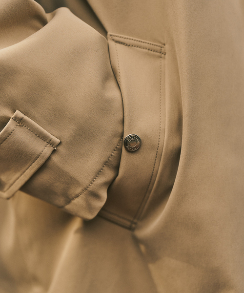 417 EDIFICE(フォーワンセブンエディフィス)の「【Windrisp】コート(ステンカラーコート・メンズ・ベージュ/ネイビー・SMALL/MEDIUM/LARGE)」の15枚目の写真