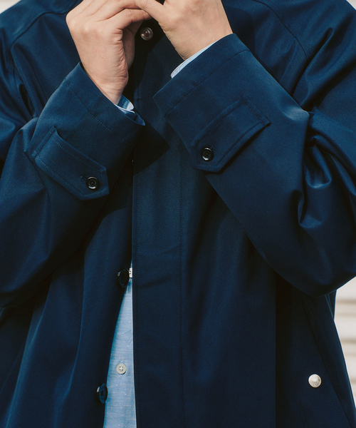 417 EDIFICE(フォーワンセブンエディフィス)の「【Windrisp】コート(ステンカラーコート・メンズ・ベージュ/ネイビー・SMALL/MEDIUM/LARGE)」の22枚目の写真