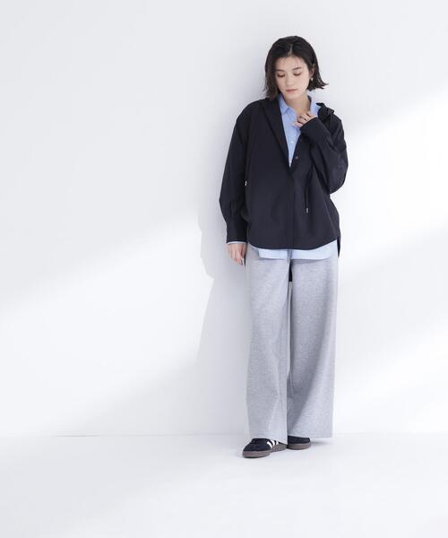 NATURAL BEAUTY BASIC(ナチュラルビューティーベーシック)の「◇フーディーシャツブルゾン(ブルゾン・レディース・ブラック/オフホワイト/ブルー・FREE)」の20枚目の写真