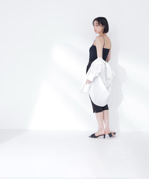 NATURAL BEAUTY BASIC(ナチュラルビューティーベーシック)の「◇フーディーシャツブルゾン(ブルゾン・レディース・ブラック/オフホワイト/ブルー・FREE)」の11枚目の写真