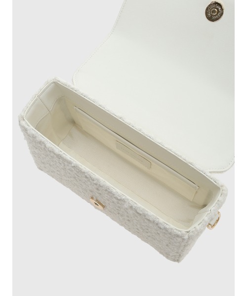 EIMY ISTOIRE（エイミーイストワール）の「ツイードバッグ（ハンドバッグ・レディース・イエロー/アイボリー/ピンク・F）」の13枚目の写真