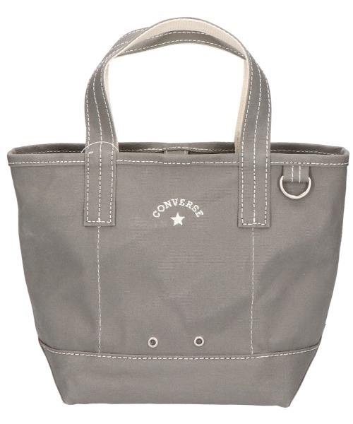 CONVERSE（コンバース）の「【CONVERSE/コンバース】AS CANVAS TOTE BAG S /キャンバスバッグS（トートバッグ・レディース・ベージュ/ネイビー/カーキ/ブラック/オフホワイト/グレー・FREE）」の3枚目の写真