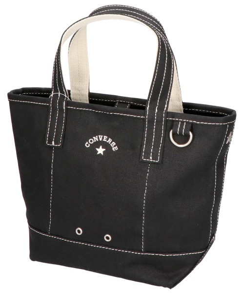 CONVERSE（コンバース）の「【CONVERSE/コンバース】AS CANVAS TOTE BAG S /キャンバスバッグS（トートバッグ・レディース・ベージュ/ネイビー/カーキ/ブラック/オフホワイト/グレー・FREE）」の17枚目の写真
