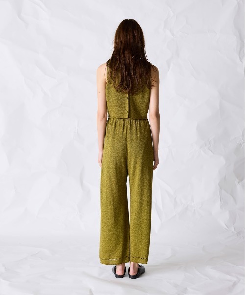 WALANCE（ワランス）の「paper knit 2way top（ベスト・レディース・サンドベージュ/ブラック/オリーブ・FREE）」の18枚目の写真