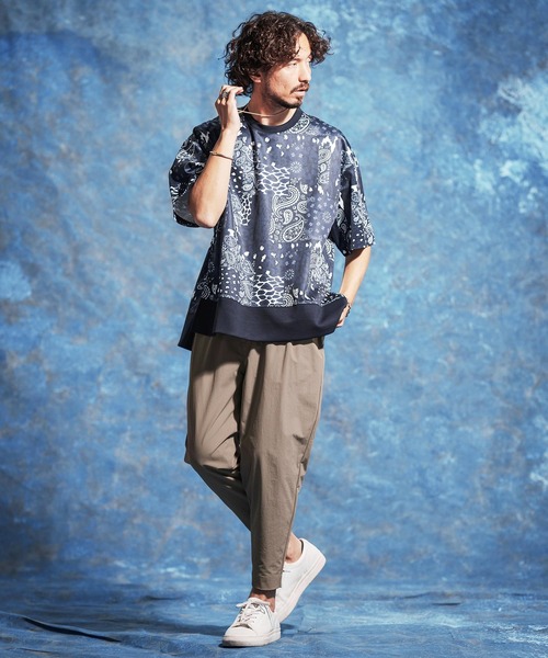 Jih Nunc（ジーヌンク）の「mp14623-ストレッチナイロンテーパードパンツ(JIH-R1189)（その他パンツ・メンズ・ベージュ/チャコール/カーキ・L/M/S）」の8枚目の写真