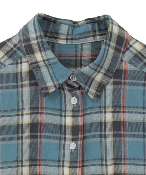 SOFFITTO（ソフィット）の「ビックチェックシャツ（シャツ/ブラウス・レディース・ブルー系その他/グリーン系その他/インディゴブルー・FREE）」の8枚目の写真