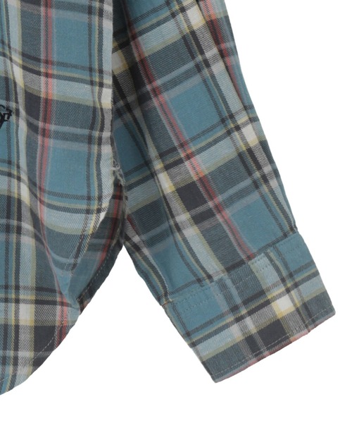 SOFFITTO（ソフィット）の「ビックチェックシャツ（シャツ/ブラウス・レディース・ブルー系その他/グリーン系その他/インディゴブルー・FREE）」の7枚目の写真