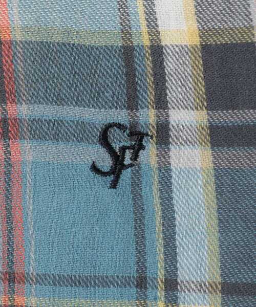 SOFFITTO（ソフィット）の「ビックチェックシャツ（シャツ/ブラウス・レディース・ブルー系その他/グリーン系その他/インディゴブルー・FREE）」の5枚目の写真