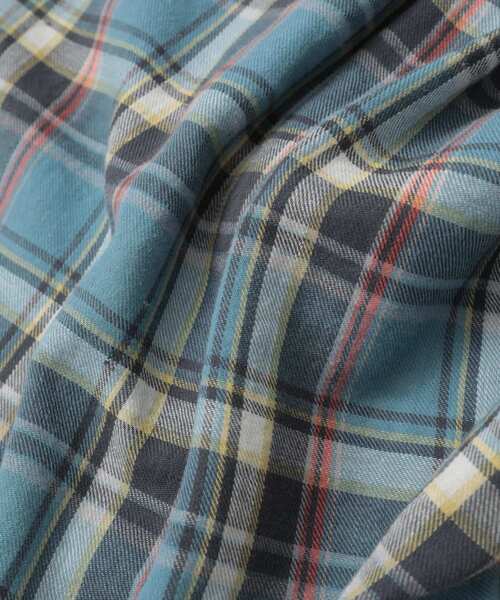 SOFFITTO（ソフィット）の「ビックチェックシャツ（シャツ/ブラウス・レディース・ブルー系その他/グリーン系その他/インディゴブルー・FREE）」の4枚目の写真