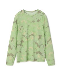 ピオニープリント ロングスリーブプルオーバー