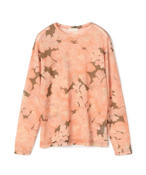 BALLSEY（ボールジィ）の「ピオニープリント ロングスリーブプルオーバー（Tシャツ/カットソー・レディース・ピンク系その他/グリーン系その他・S）」の2枚目の写真