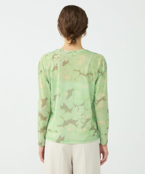BALLSEY（ボールジィ）の「ピオニープリント ロングスリーブプルオーバー（Tシャツ/カットソー・レディース・ピンク系その他/グリーン系その他・S）」の6枚目の写真