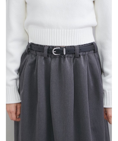 Mila Owen（ミラオーウェン）の「メタルサルカンスリムベルト（ベルト・レディース・シルバー/ゴールド/ベージュ/ブラウン・F）」の6枚目の写真