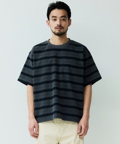 ピグメントボーダーTシャツ