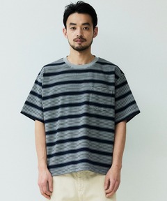 ピグメントボーダーTシャツ