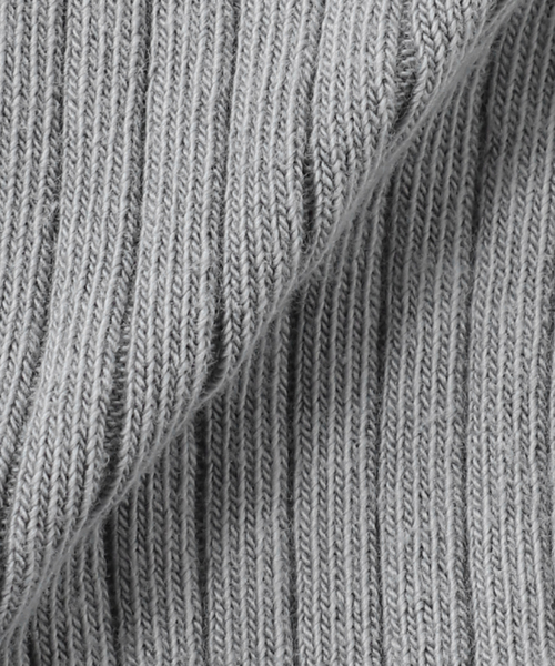 EDIT. FOR LULU(エディットフォールル)の「【BASERANGE/ベースレンジ】PRE RIB OVERANKLE SOCKS(ソックス/靴下・レディース・チャコールグレー/パープル・FREE)」の8枚目の写真