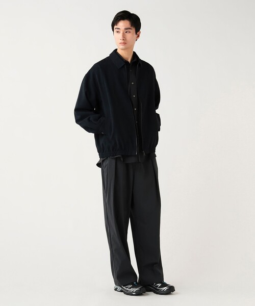 BEAMS HEART（ビームスハート）の「ワンタック ワッシャー ワイドパンツ（その他パンツ・メンズ・ブラック/チャコールグレー・LARGE/MEDIUM/SMALL）」の3枚目の写真