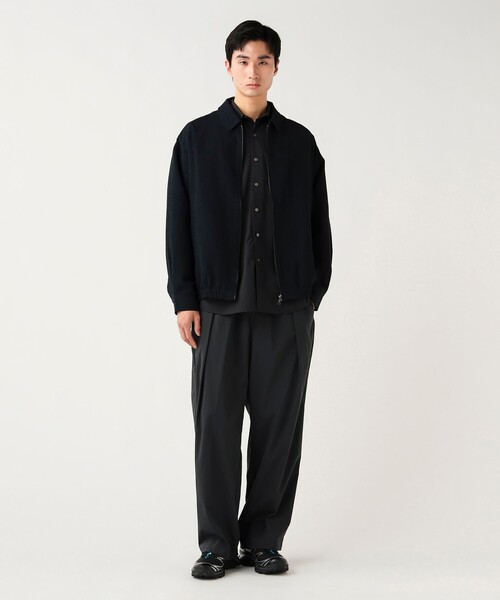 BEAMS HEART（ビームスハート）の「ワンタック ワッシャー ワイドパンツ（その他パンツ・メンズ・ブラック/チャコールグレー・LARGE/MEDIUM/SMALL）」の4枚目の写真