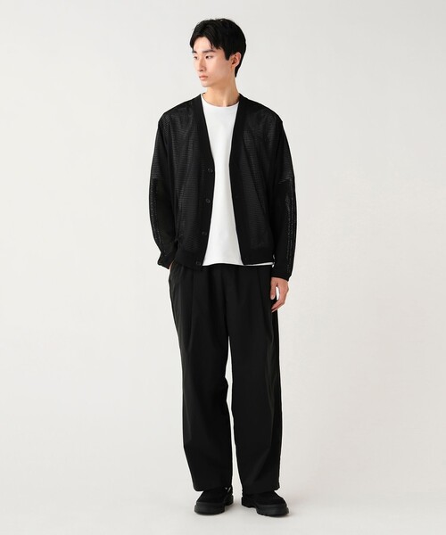 BEAMS HEART（ビームスハート）の「ワンタック ワッシャー ワイドパンツ（その他パンツ・メンズ・ブラック/チャコールグレー・LARGE/MEDIUM/SMALL）」の9枚目の写真