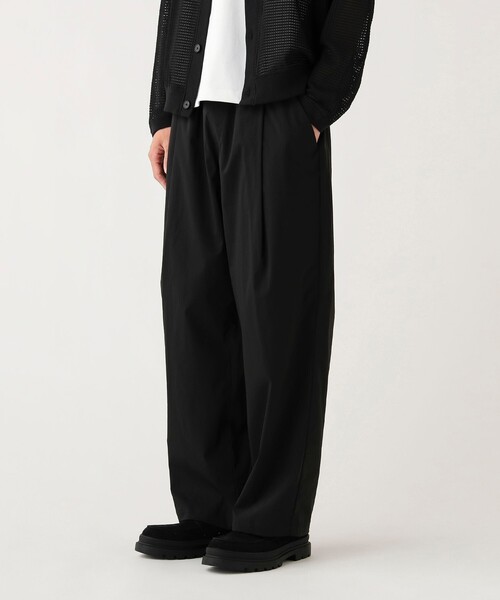 BEAMS HEART（ビームスハート）の「ワンタック ワッシャー ワイドパンツ（その他パンツ・メンズ・ブラック/チャコールグレー・LARGE/MEDIUM/SMALL）」の10枚目の写真
