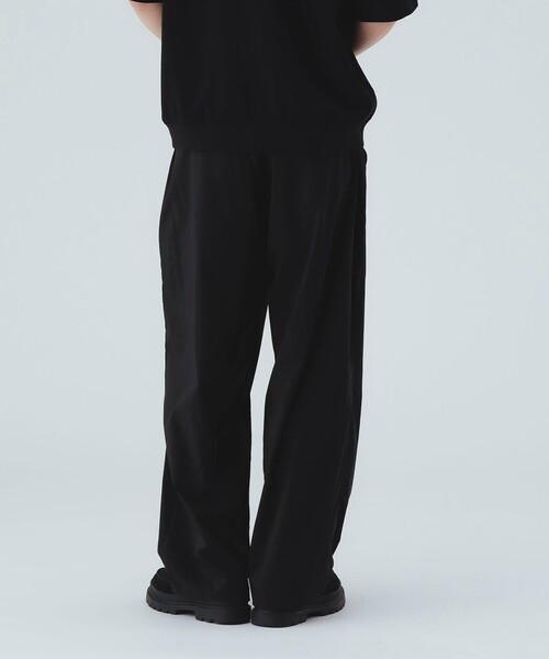 BEAMS HEART（ビームスハート）の「ワンタック ワッシャー ワイドパンツ（ウォッシャブル）（その他パンツ・メンズ・ブラック/チャコールグレー・LARGE/MEDIUM/SMALL）」の9枚目の写真