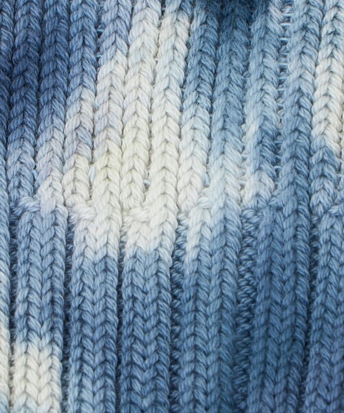 ROTOTO(ロトト)の「<ROTOTO>チャンキー タイダイ クルーソックス(ソックス/靴下・メンズ・ブラウン系/ネイビー/その他1・M)」の4枚目の写真