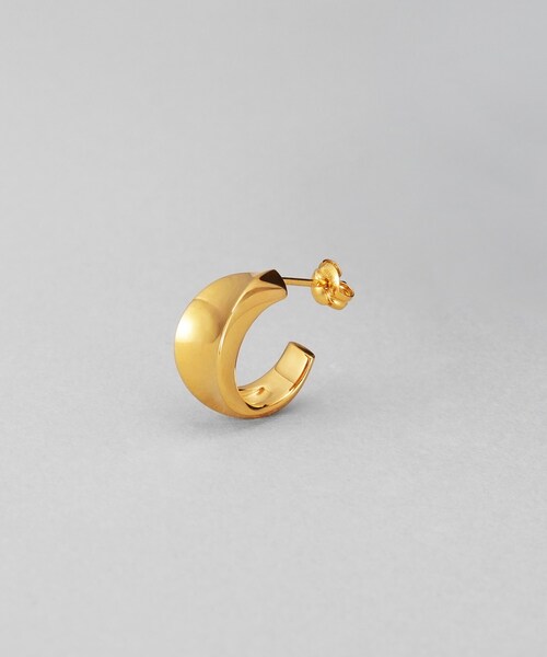 COCOSHNIK ONKITSCH(ココシュニックオンキッチュ)の「シルバー フローツイストピアス GP(ピアス(両耳用)・レディース・ゴールド・00)」の3枚目の写真