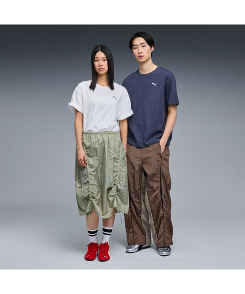 PUMA(プーマ)の「PUMA プーマ ユニセックス 半袖 Tシャツ(Tシャツ/カットソー・メンズ・グレー/ホワイト/グレー系その他・MEDIUM/LARGE/SMALL/XX-LARGE/X-LARGE)」の6枚目の写真