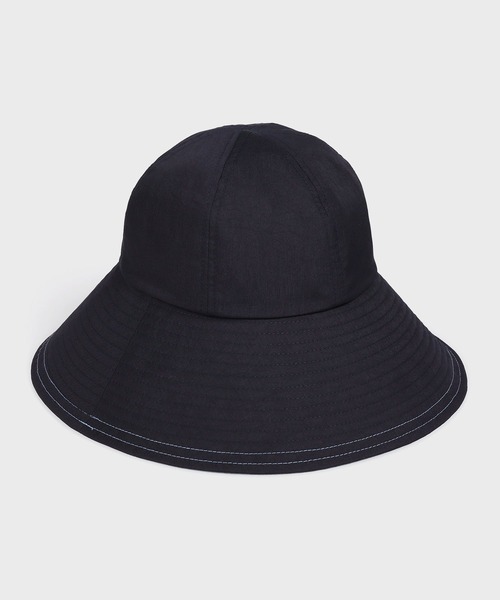Paul Smith(ポールスミス)の「ウィメンズ ワイドブリム ハット / 165623 WBHAT(ハット・レディース・ネイビー/オフホワイト・FREE)」の8枚目の写真