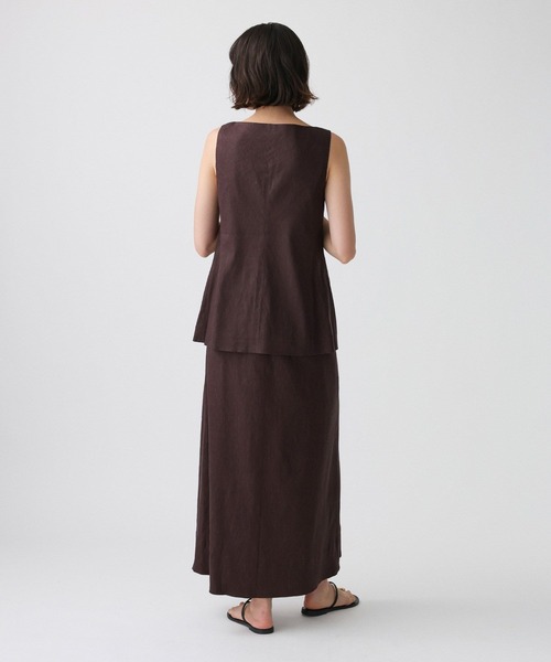 BABYLONE（バビロン）の「ソフトレーヨンジレ（ベスト・レディース・ブルー/ダークブラウン/ベージュ・フリー）」の21枚目の写真