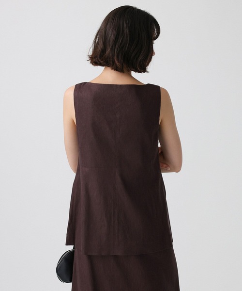 BABYLONE（バビロン）の「ソフトレーヨンジレ（ベスト・レディース・ブルー/ダークブラウン/ベージュ・フリー）」の18枚目の写真