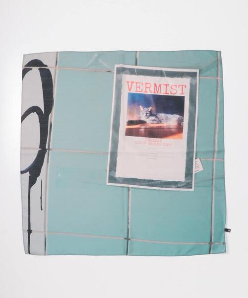 URBAN RESEARCH DOORS(アーバンリサーチドアーズ)の「LY POSTCARD SCARF(その他小物・レディース・その他1/ブルー系その他・ONE)」の3枚目の写真